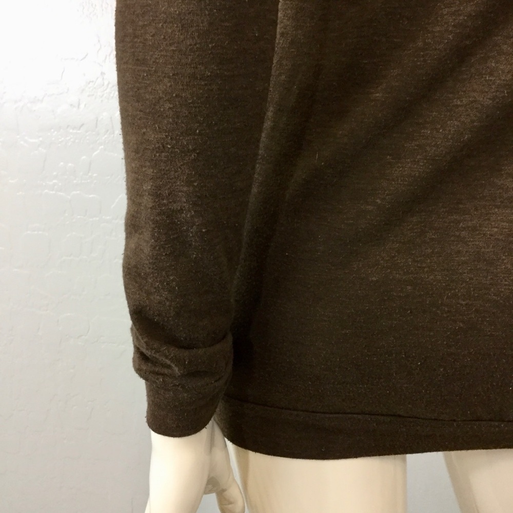 BDG Women's Brown Button Down Cardgian - Picture 6 of 8